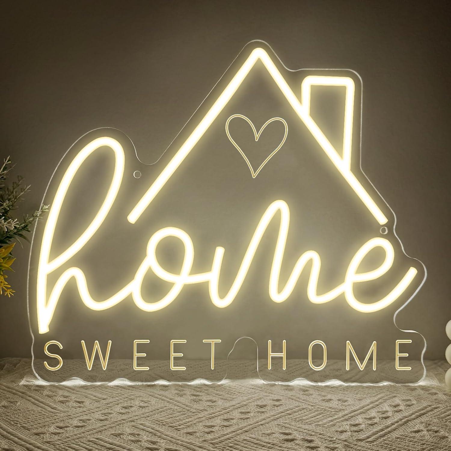 Lighting Decor Living Room - Sweet Home Neon Sign USB Dimmable
