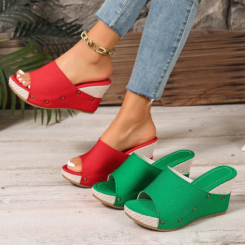 Up Lighting Decor - 2026 Summer New Women Slippers Espadrille
