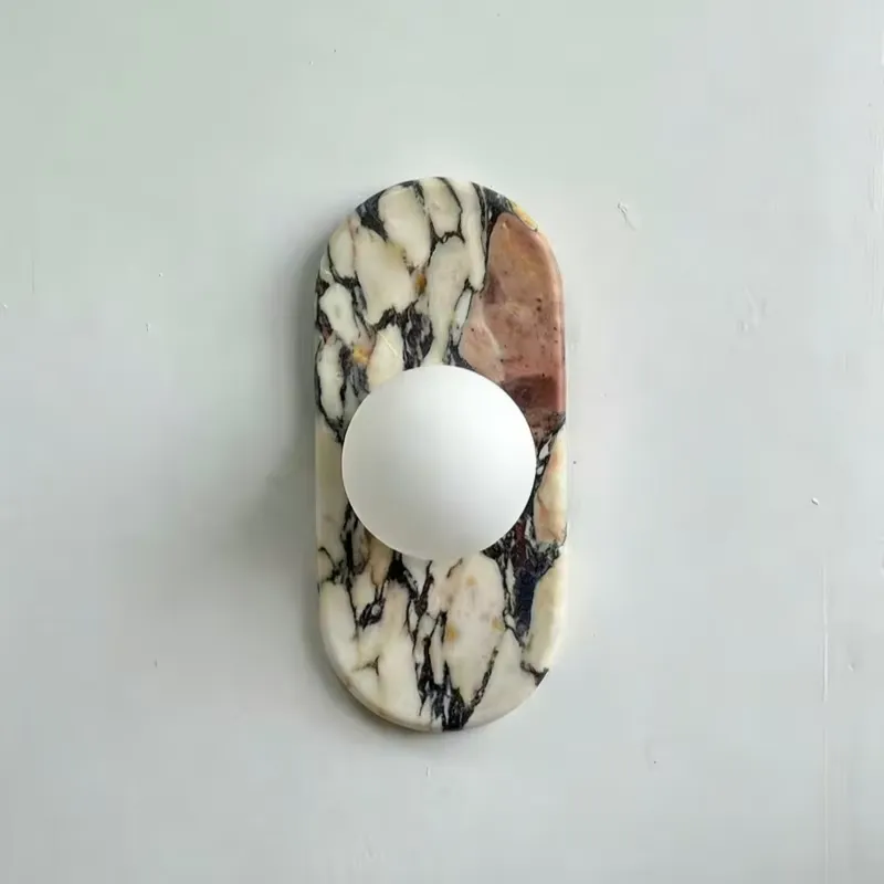 Lighting Decor Living Room - SJX Minimalist Natural Calacatta Viola Marble