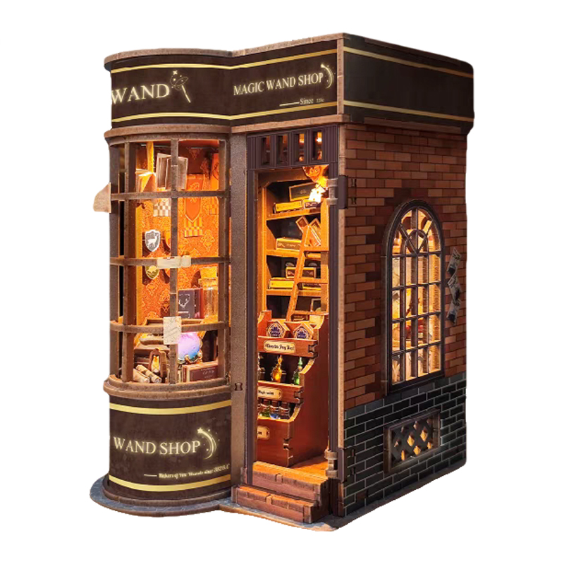 Lighting Decor Store - DIY Wooden Book Nook Kit Magic