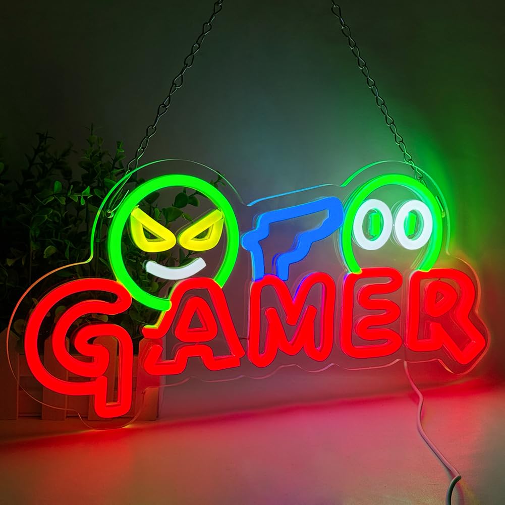 Gamer Neon Sign LED Wall Light - огляд і ціна Lighting Decor For Wedding