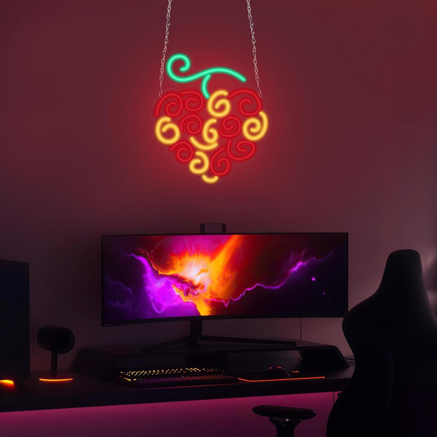 Cyber Fruit Neon Sign USB Dimm - огляд і ціна Lighting Decor Living Room