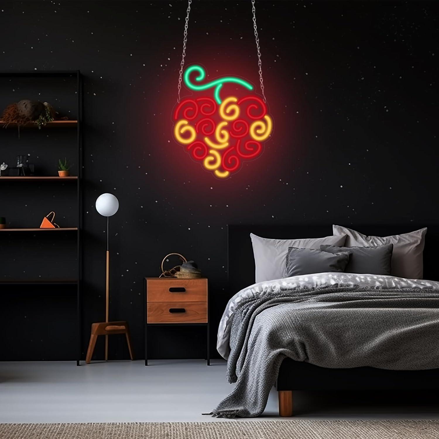 Cyber Fruit Neon Sign USB Dimm - огляд і ціна Lighting Decor Living Room