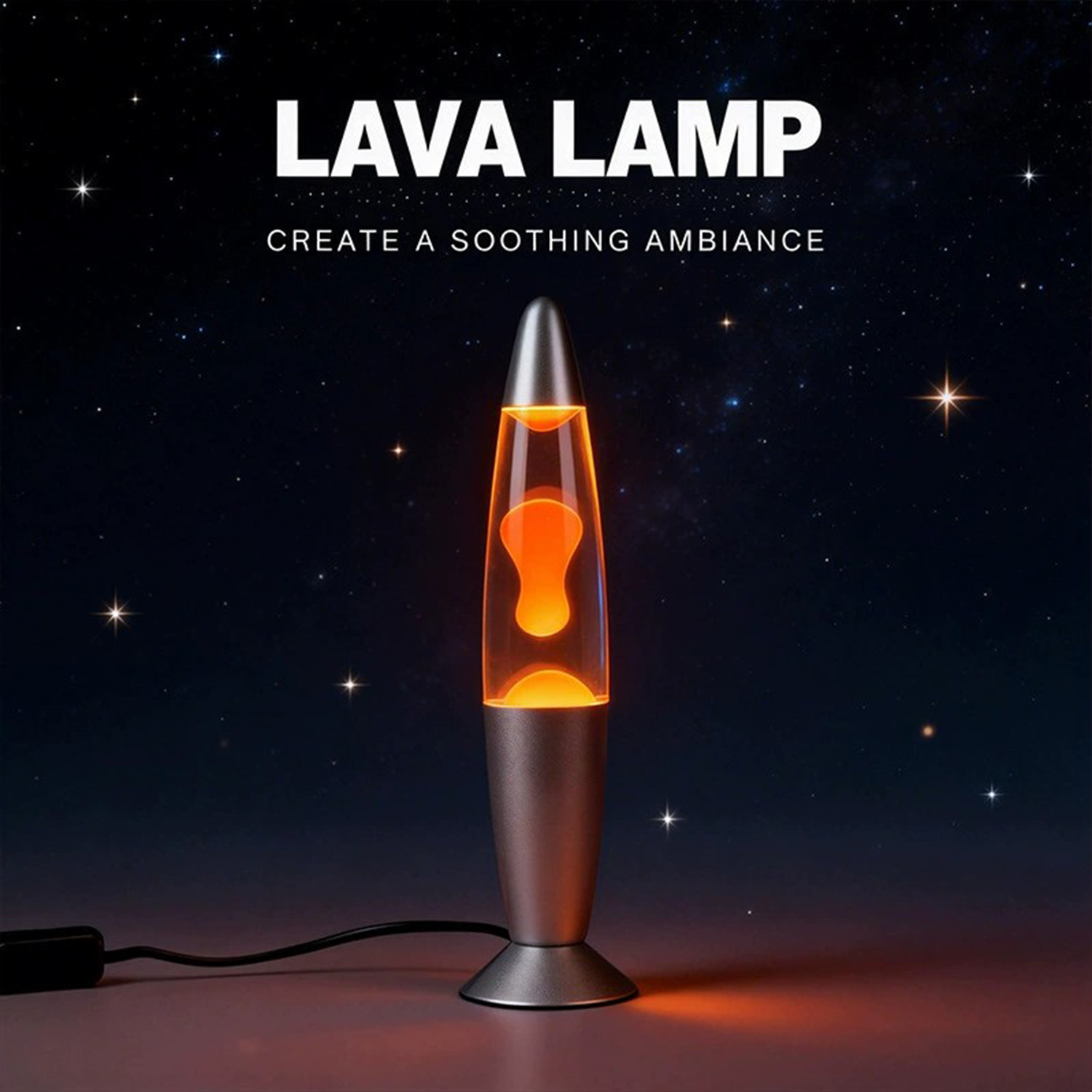 Jellyfish decorative lamp, met - огляд і ціна Lava Lamp Desktop
