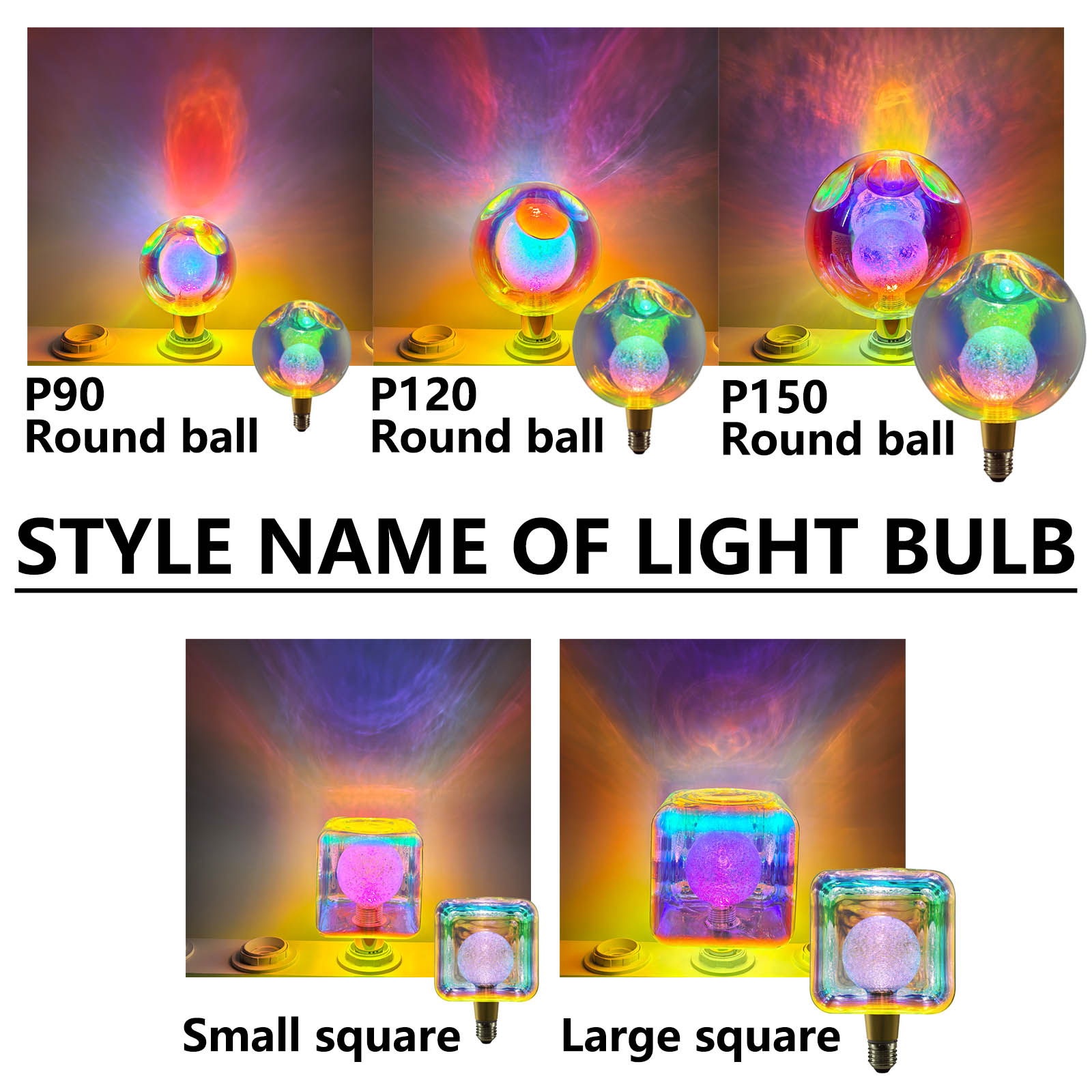 E27 P90 P120 P150 Round Ball L - огляд і ціна Lighting Decor Bedroom