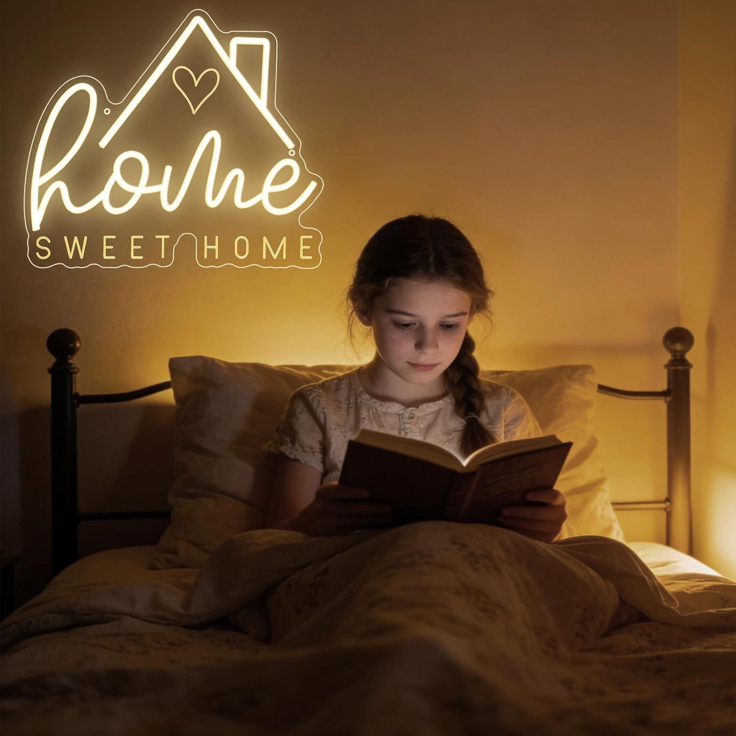 Sweet Home Neon Sign USB Dimma - огляд і ціна Lighting Decor Living Room