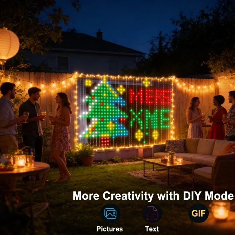 Smart 400LED Curtain Lights, M - огляд і ціна Lighting Decor For Wedding