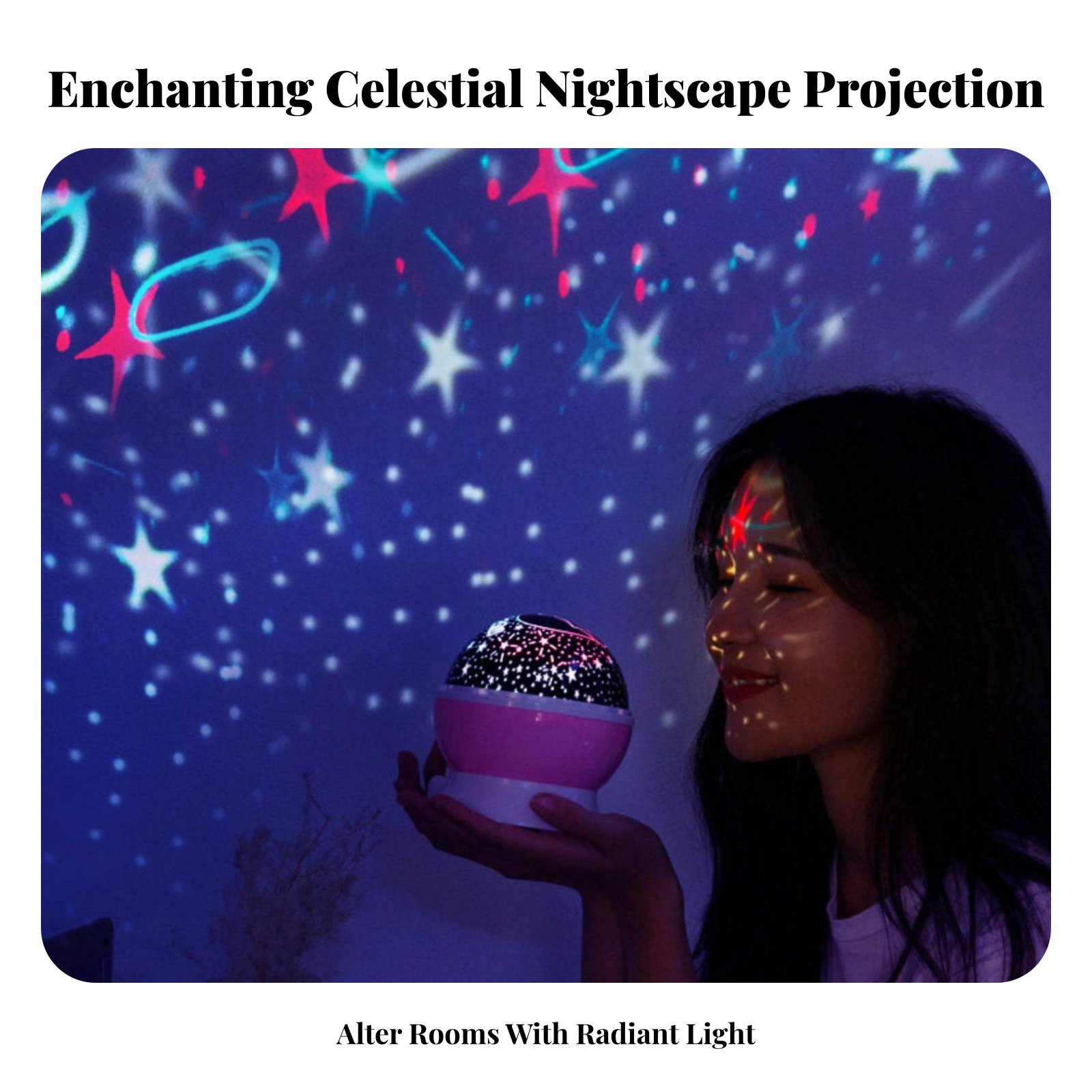 Galaxy Projection Device Celes - огляд і ціна Lighting Decor Bedroom