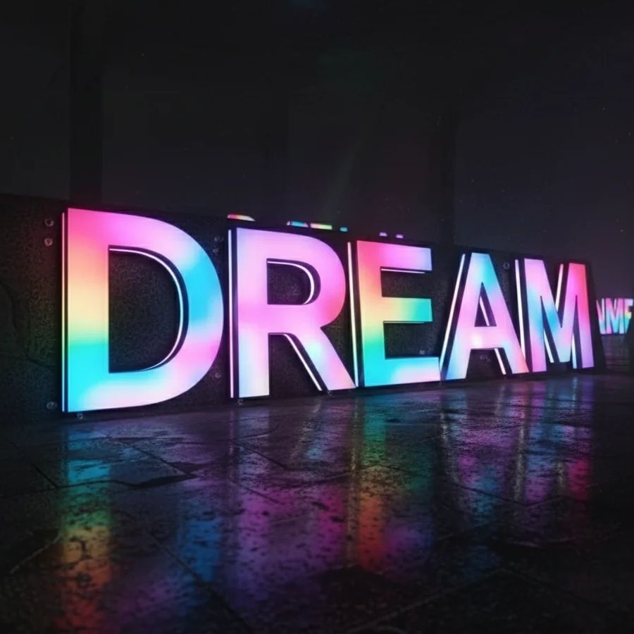 Custom RGB Metal LED Sign Wall - огляд і ціна Lighting Decor Company