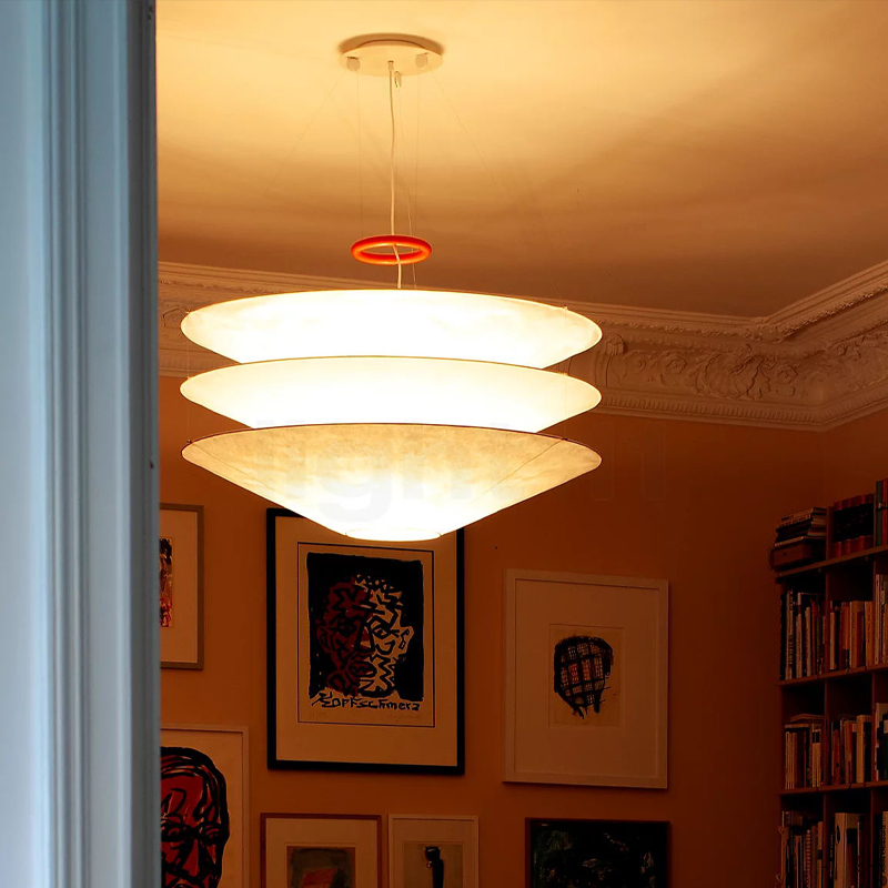 Japanese Dupont Paper Pendant  - огляд і ціна Japanese Lighting Decor