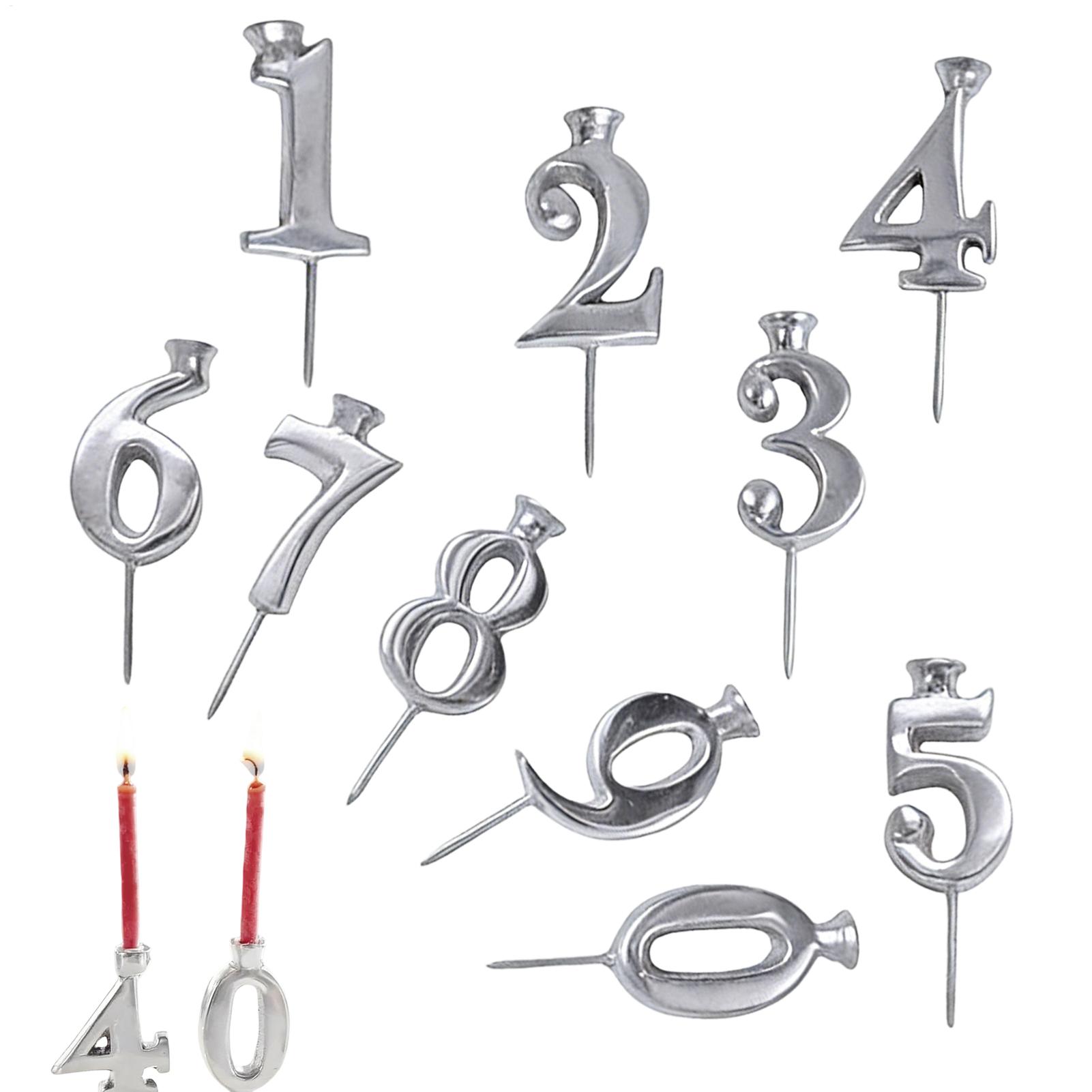 Reusable numbers birthday cand - огляд і ціна Candle Holder Set