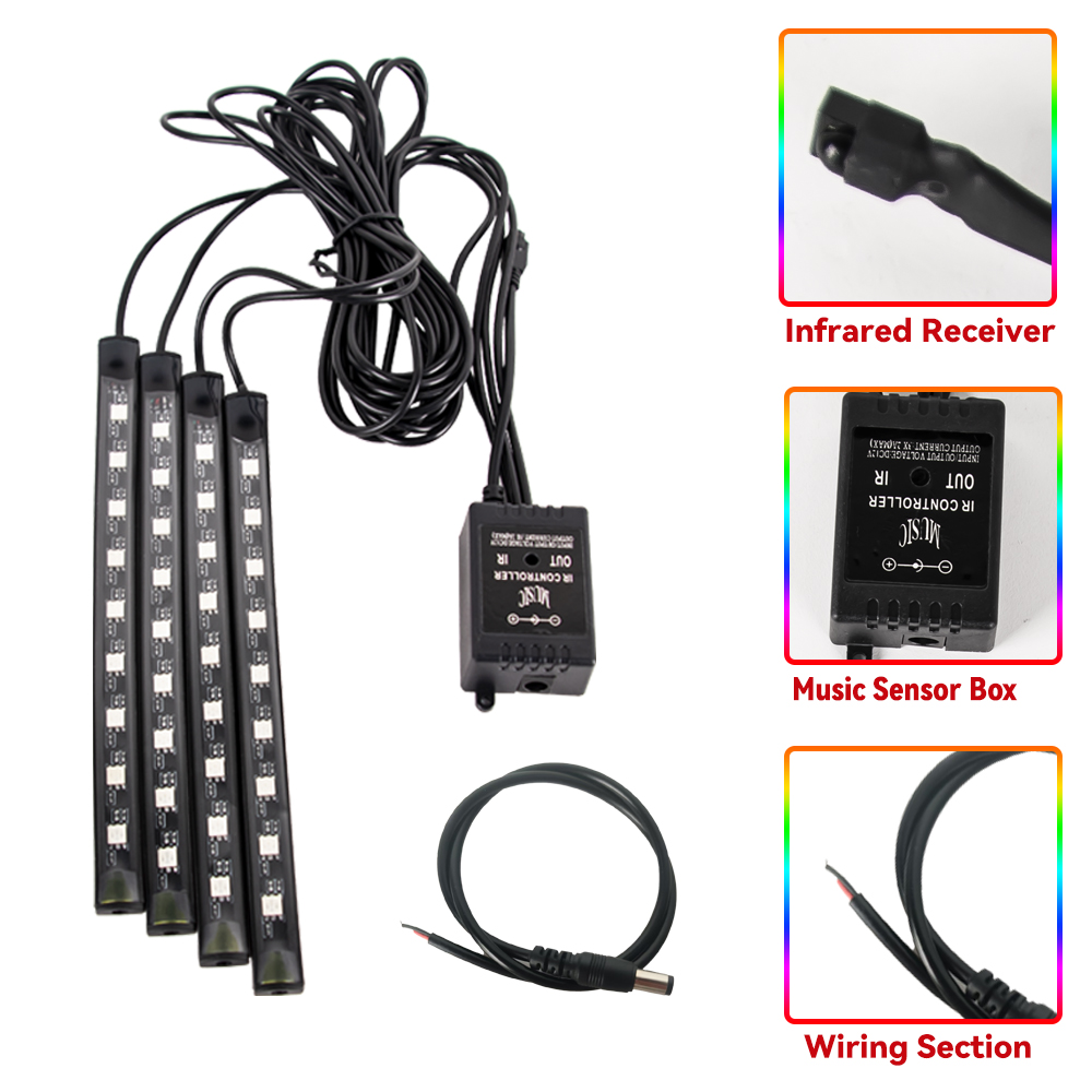 12V Car Motors Decor Lamp 4IN1 - огляд і ціна Lighting Bolt Decor