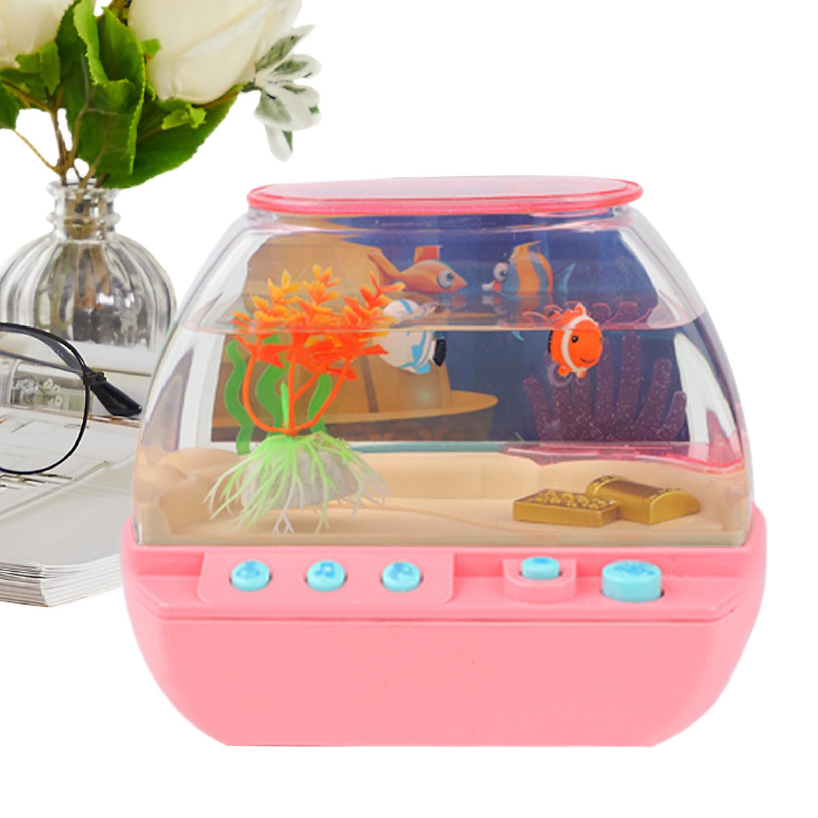 Toy Fish Tank Home Decoration  - огляд і ціна Lighting Decor Living Room