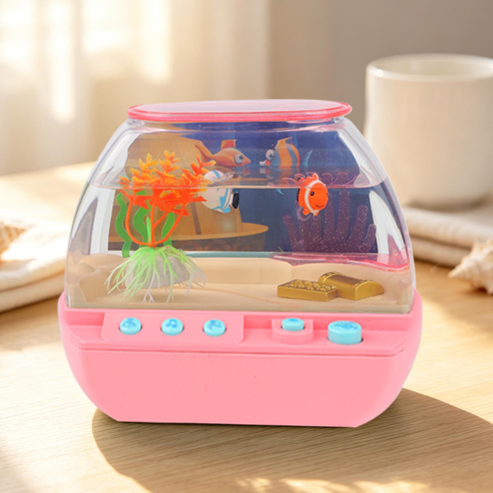 Toy Fish Tank Home Decoration  - огляд і ціна Lighting Decor Living Room