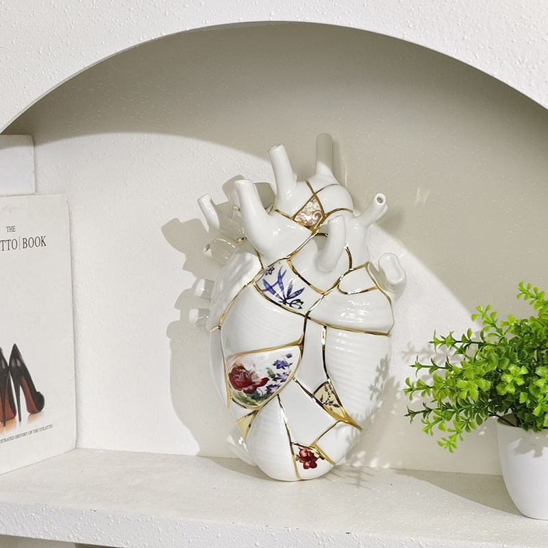 Heart vase Living room wine ca - огляд і ціна Lighting Decor Living Room