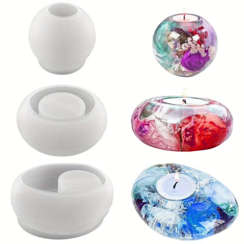 Tealight Candle Holder Resin S - огляд і ціна Candle Holder Set