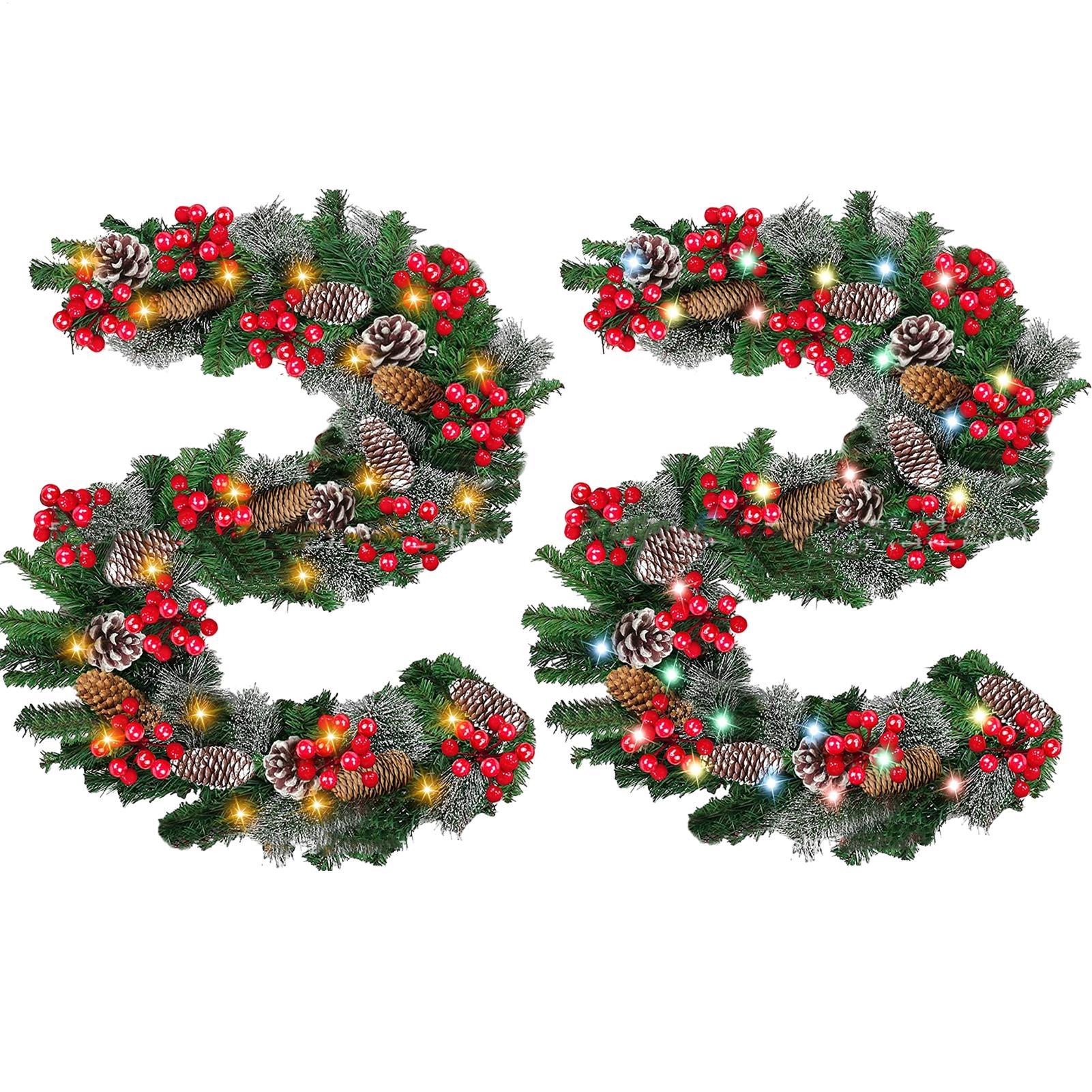 Lighted Christmas Garland Wate - огляд і ціна Lighting Decor Company