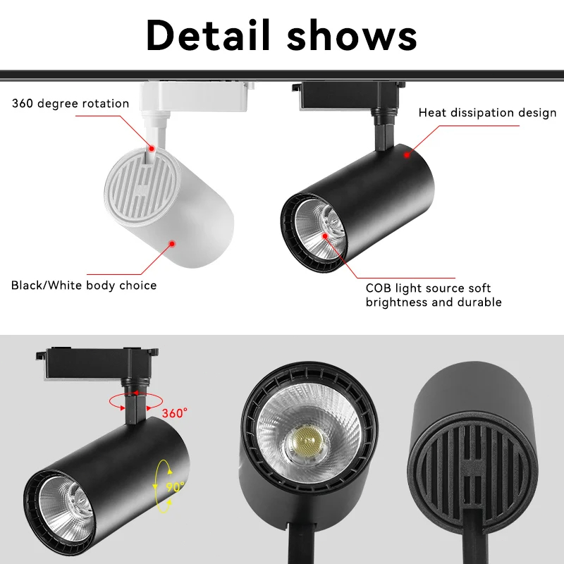 Set LED Track Light 110v 220v  - огляд і ціна Lighting Decor Store