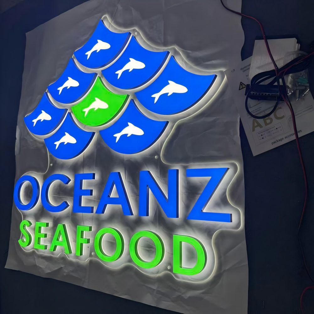 Customized 3D LED-Lighted Chan - огляд і ціна Lighting Decor Company