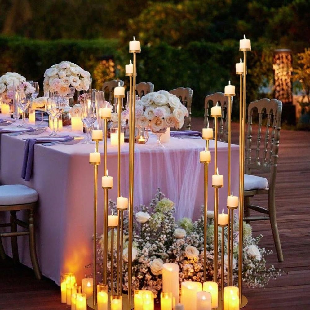 2Pcs 9 Arm Candelabra,Floor Ca - огляд і ціна Candle Holder Set