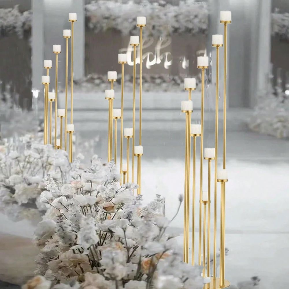 2Pcs 9 Arm Candelabra,Floor Ca - огляд і ціна Candle Holder Set