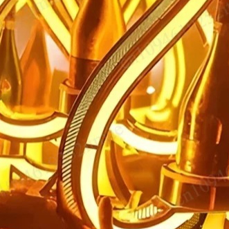 Iron Art LED Light Up Wine Bot - огляд і ціна Up Lighting Decor