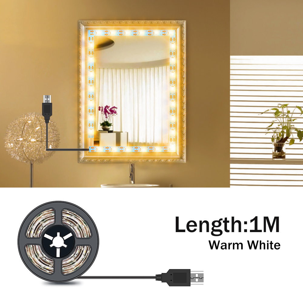 DC5V LED Makeup Mirror Light S - огляд і ціна Lighting Bolt Decor