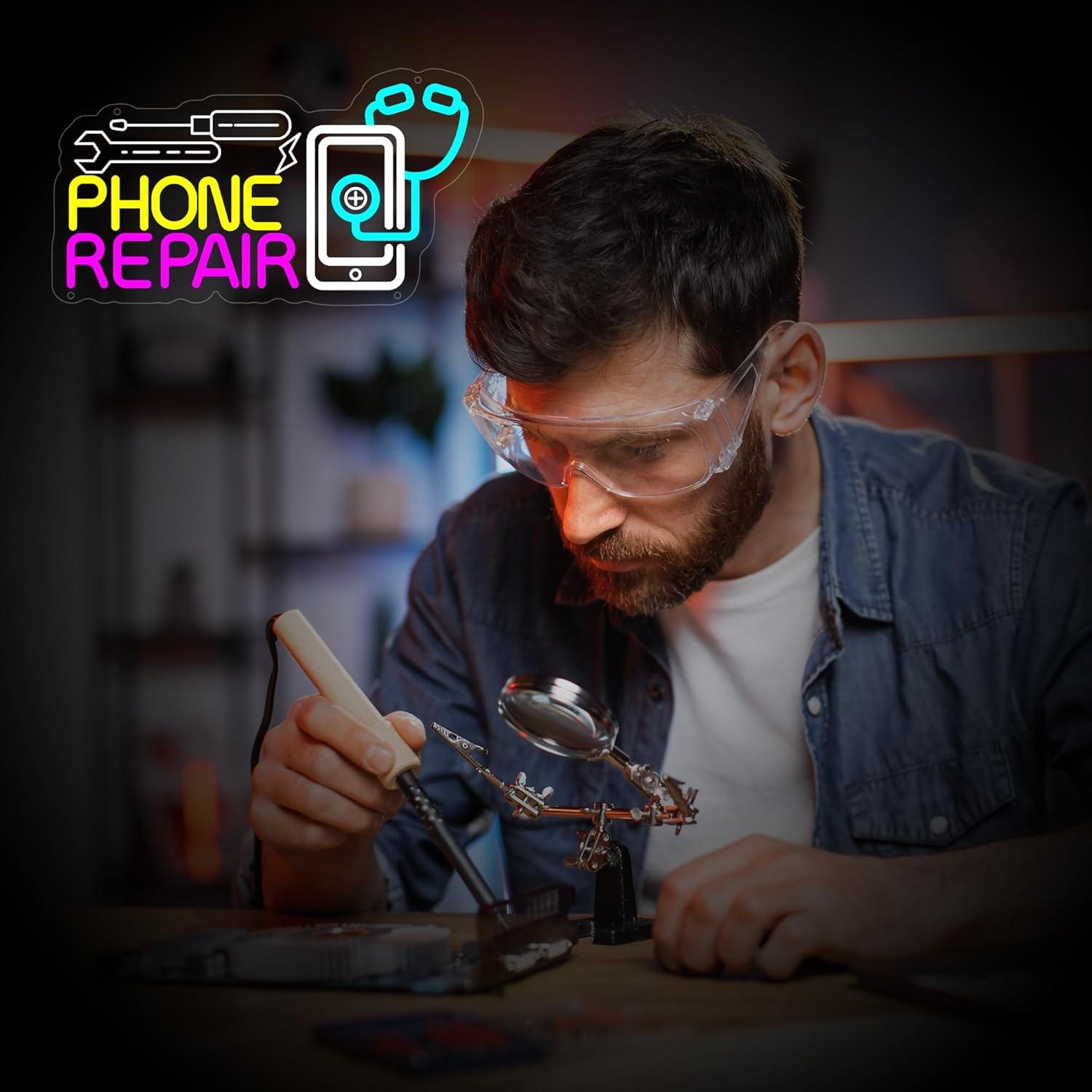 Phone Repair Neon Sign USB Dim - огляд і ціна Lighting Decor Store