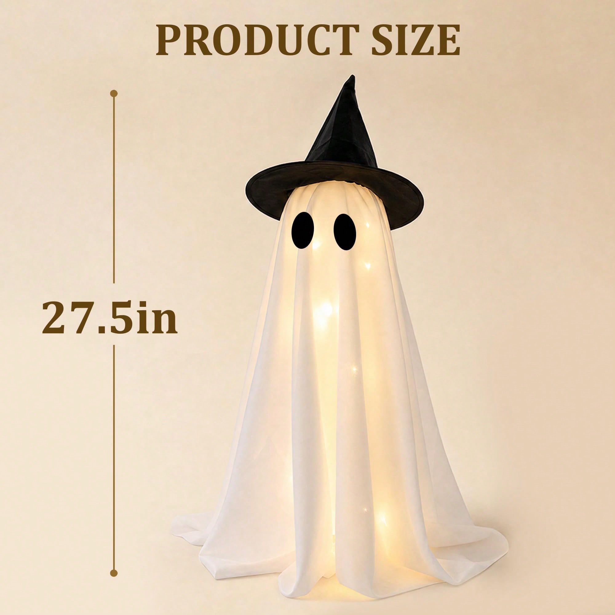 LED Light‑Up Witch Hat Ghost 2 - огляд і ціна Up Lighting Decor