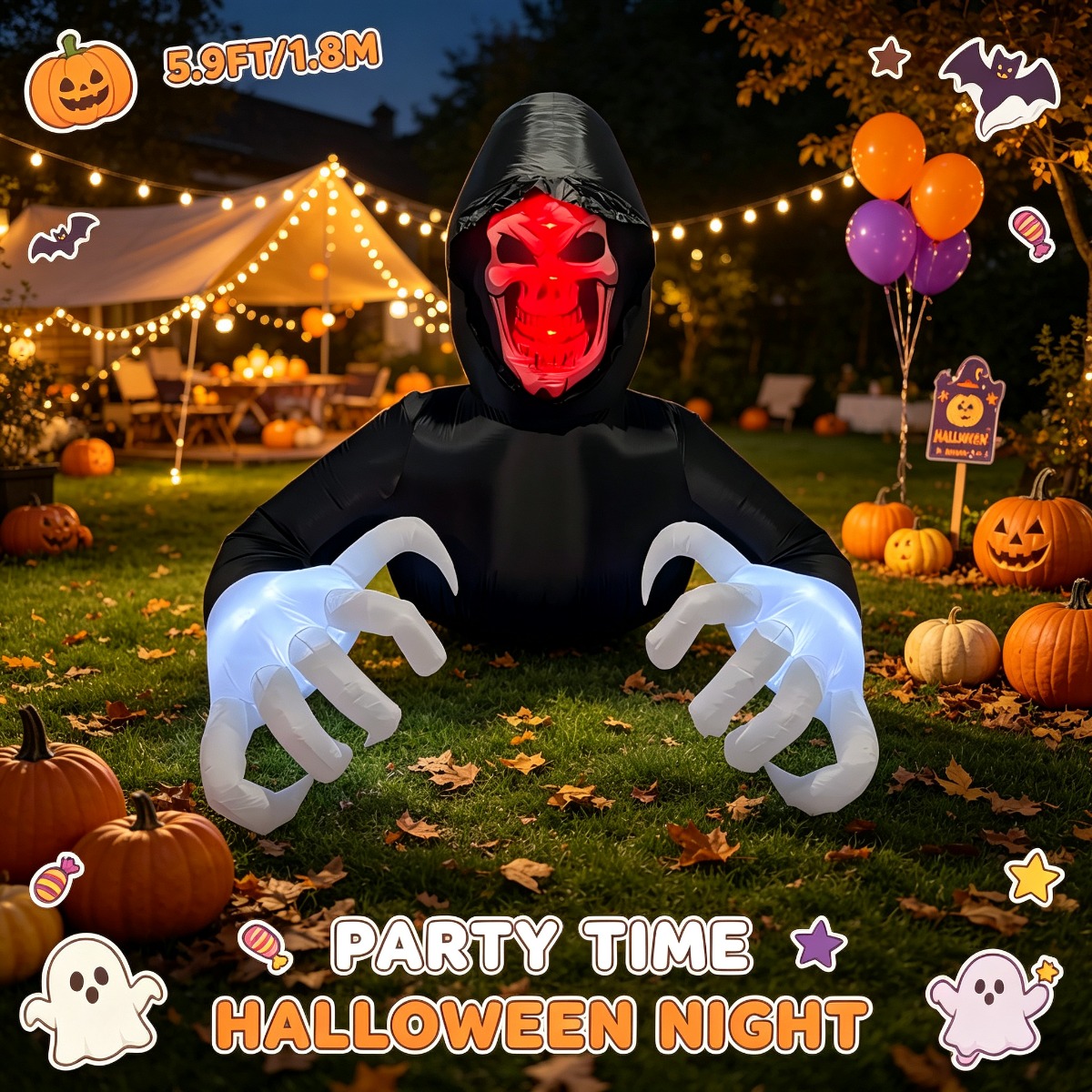 Halloween Light Up Groundbreak - огляд і ціна Up Lighting Decor