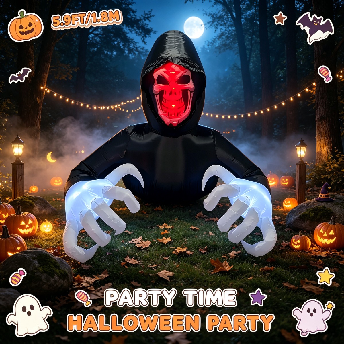 Halloween Light Up Groundbreak - огляд і ціна Up Lighting Decor