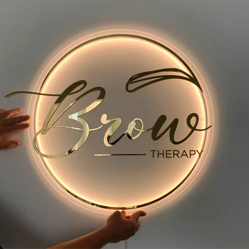 Custom Business Logo 3D Acryli - огляд і ціна Lighting Decor Company
