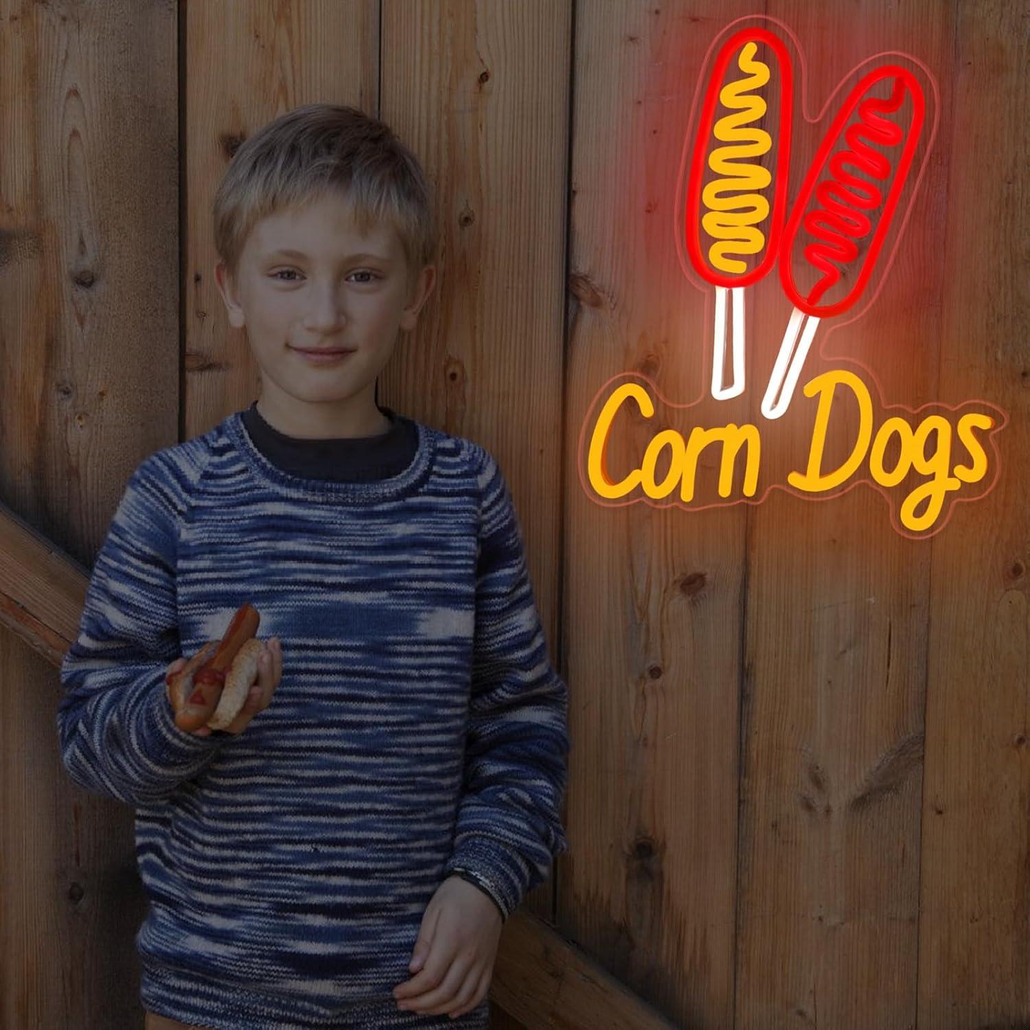 Corn Dog Neon Sign Snack USB D - огляд і ціна Lighting Decor For Wedding