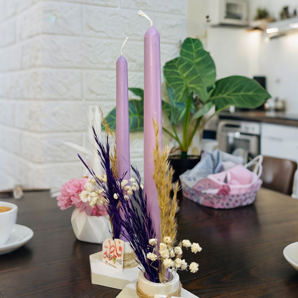 Simple Taper Pillar Acrylic Mo - огляд і ціна Candle Holder Set