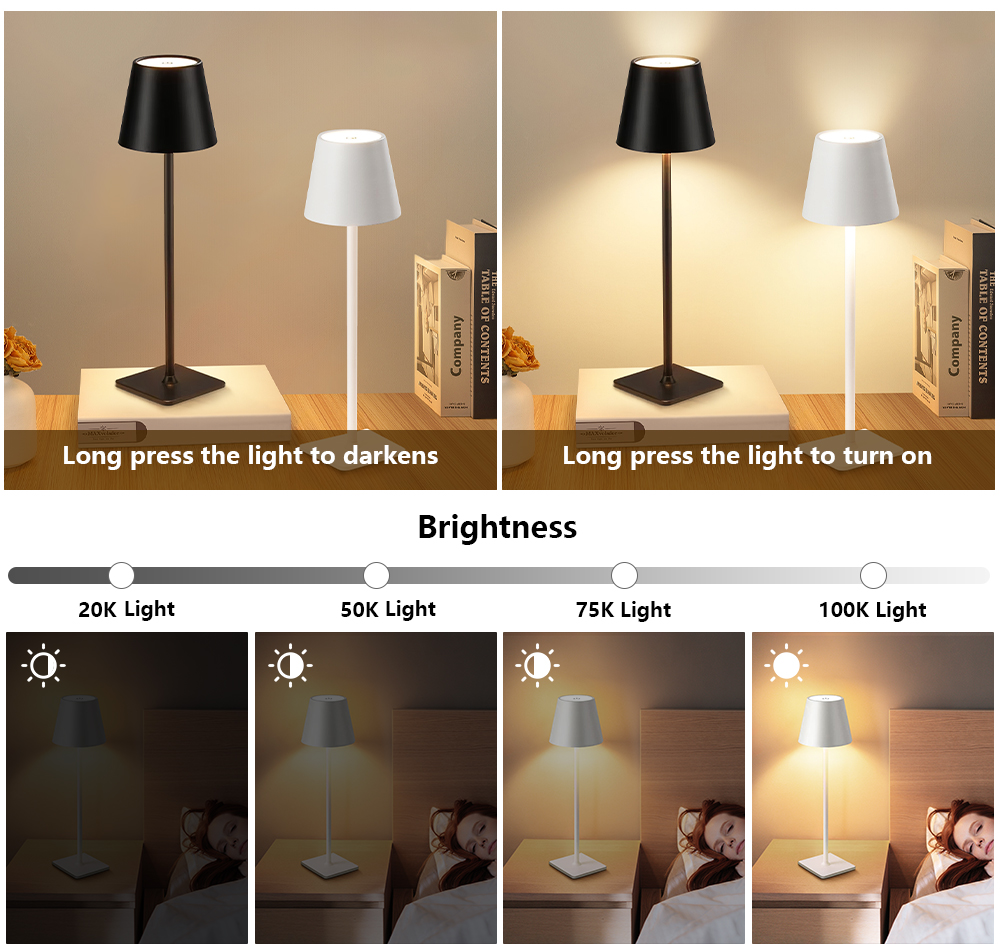 LED Rechargeable Desk Light Wi - огляд і ціна Lighting Decor Bedroom