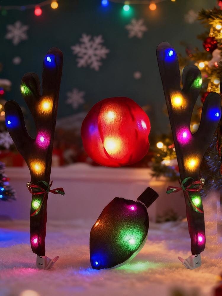 Car Reindeer Antlers with Nose - огляд і ціна Up Lighting Decor